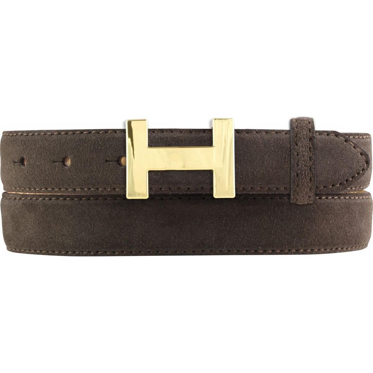 BELTINGER Ledergürtel Damen-Gürtel Horus aus Veloursleder 2,5 cm - Velour-L günstig online kaufen
