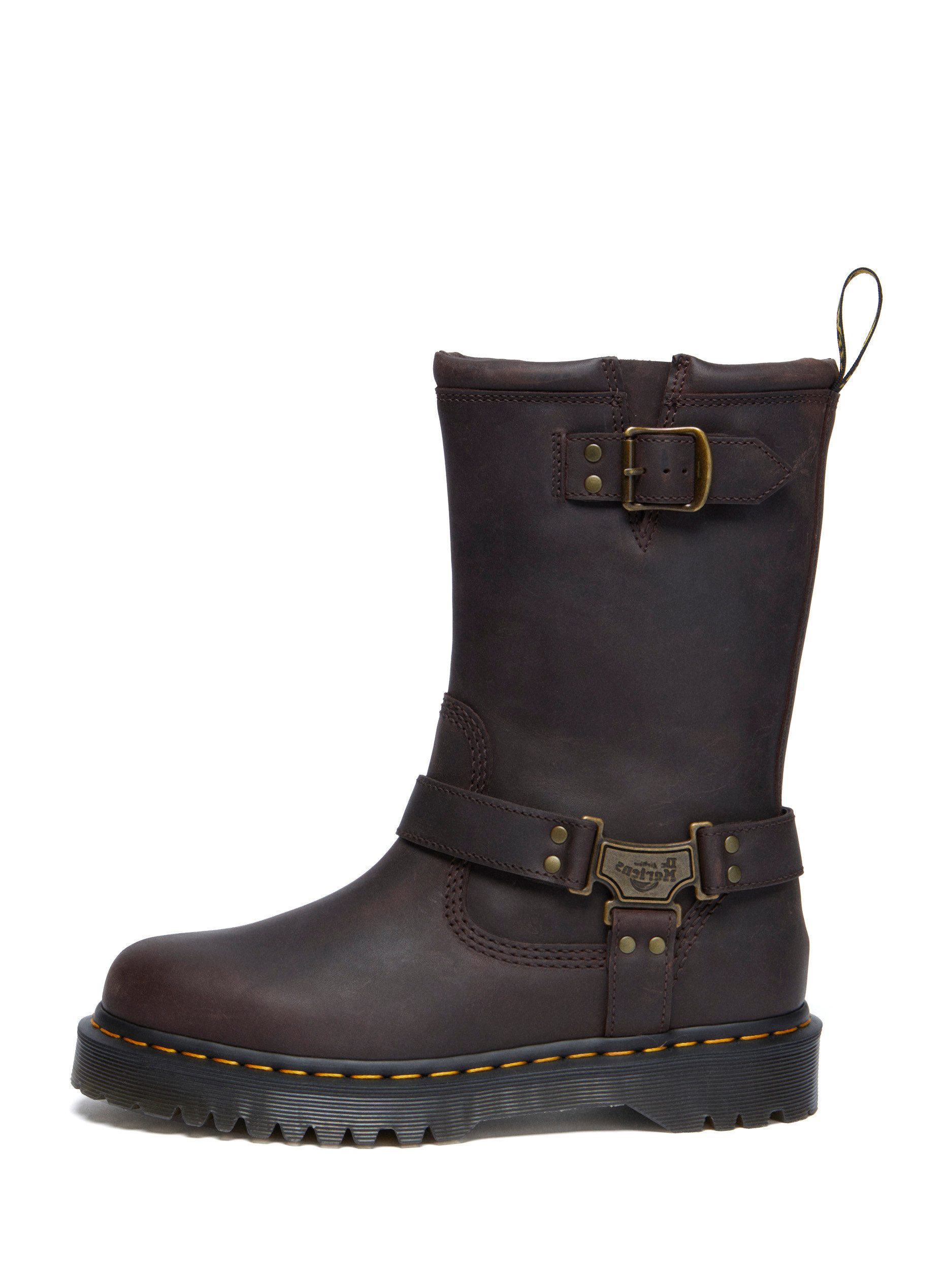 DR. MARTENS Anistone Hi burnished waxy pull up Ankleboots (2-tlg) günstig online kaufen