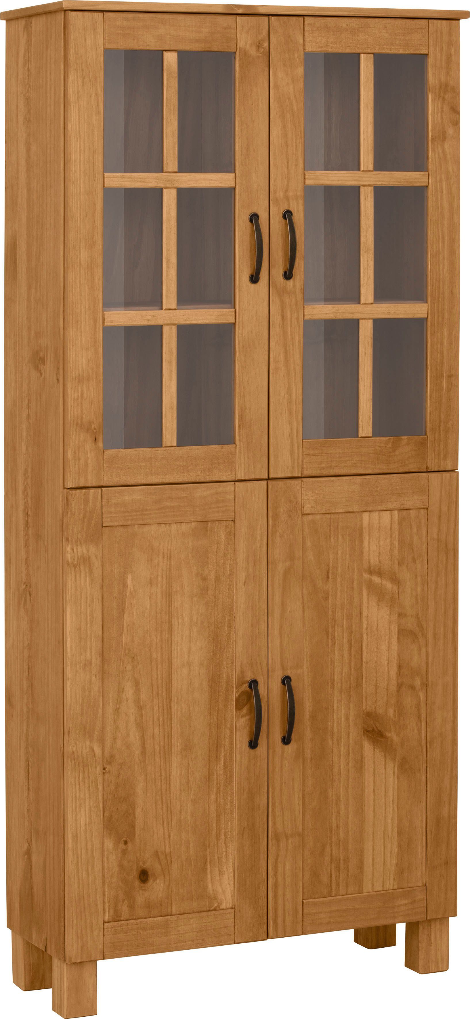 Home affaire Hochschrank Rodby FSC®-zertifiziertes Massivholz, Breite 75cm, Höhe 170cm