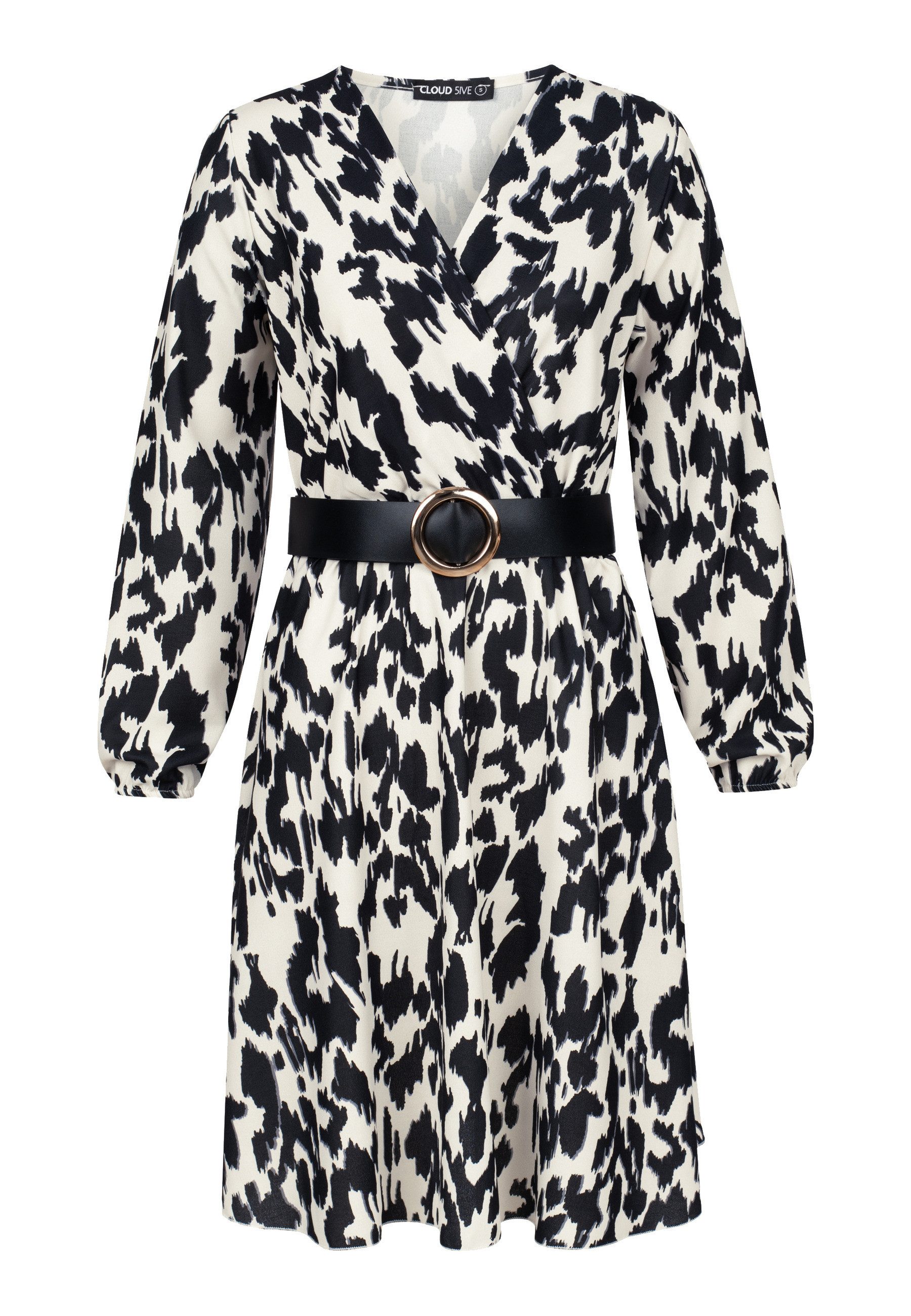 CLOUD 5IVE Shirtkleid CLOUD 5IVE Longsleeve Dress with belt (1-tlg)