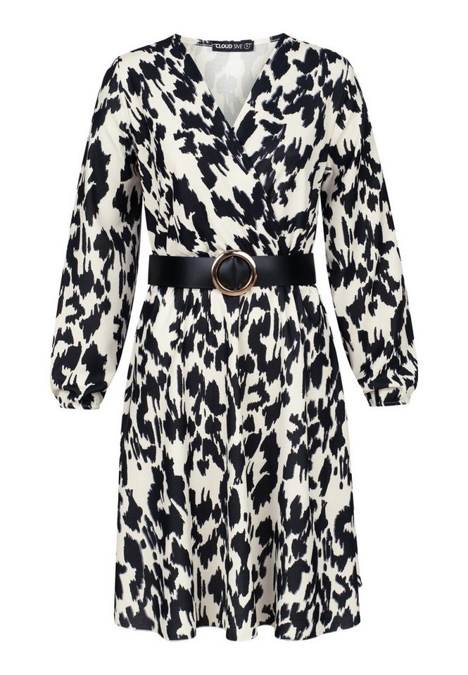 CLOUD 5IVE Shirtkleid CLOUD 5IVE Longsleeve Dress with belt (1-tlg)