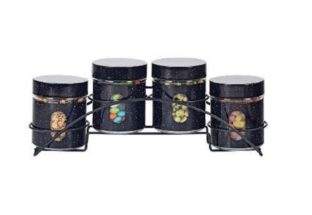 Vorratsdose 4-Teiliges Vorratsbehälter Gewürz-Set für Lebensmittel