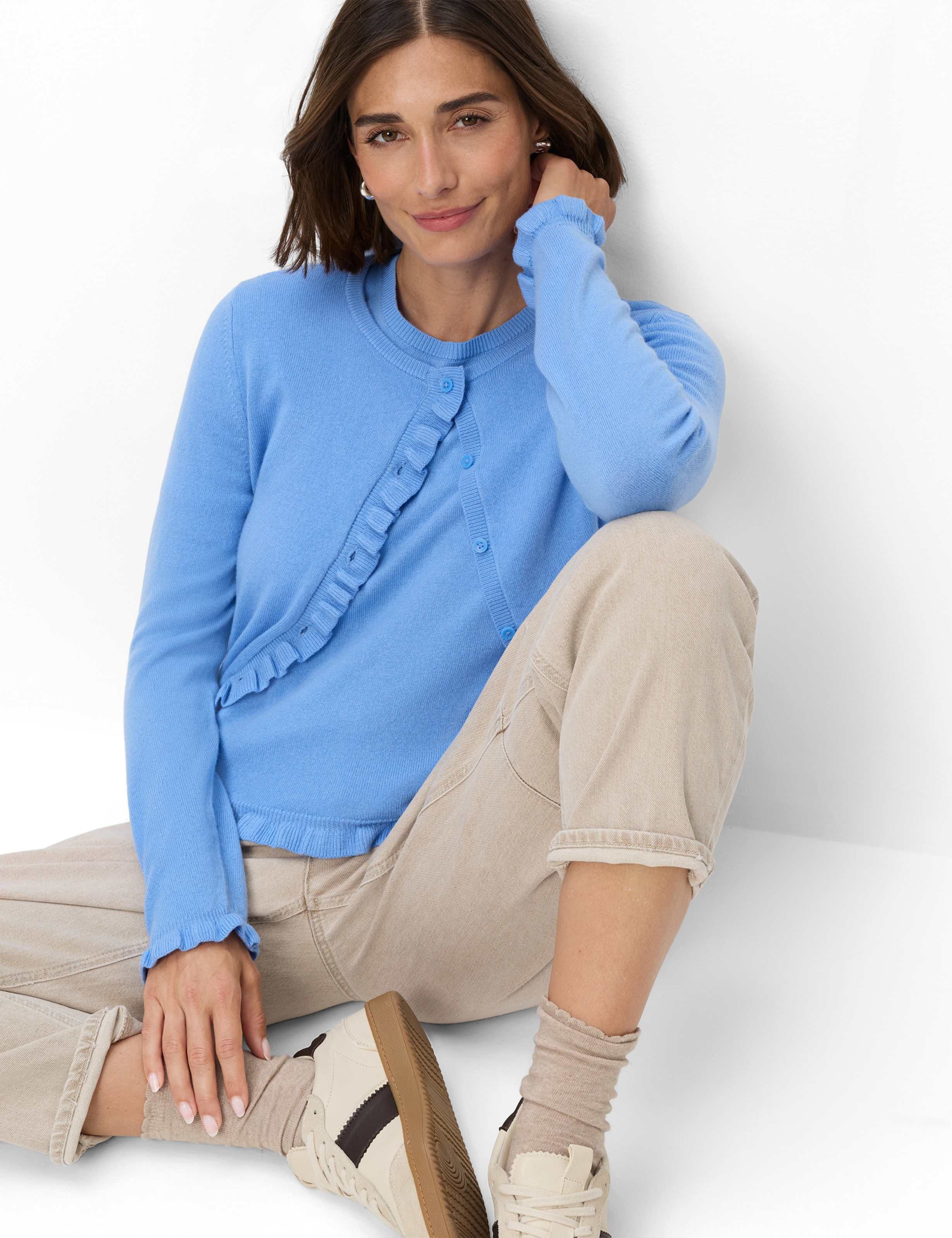 Brax Strickjacke Style ANN Merino Cashmere: Strickjacke im Wollmix – Bild 3 von 5