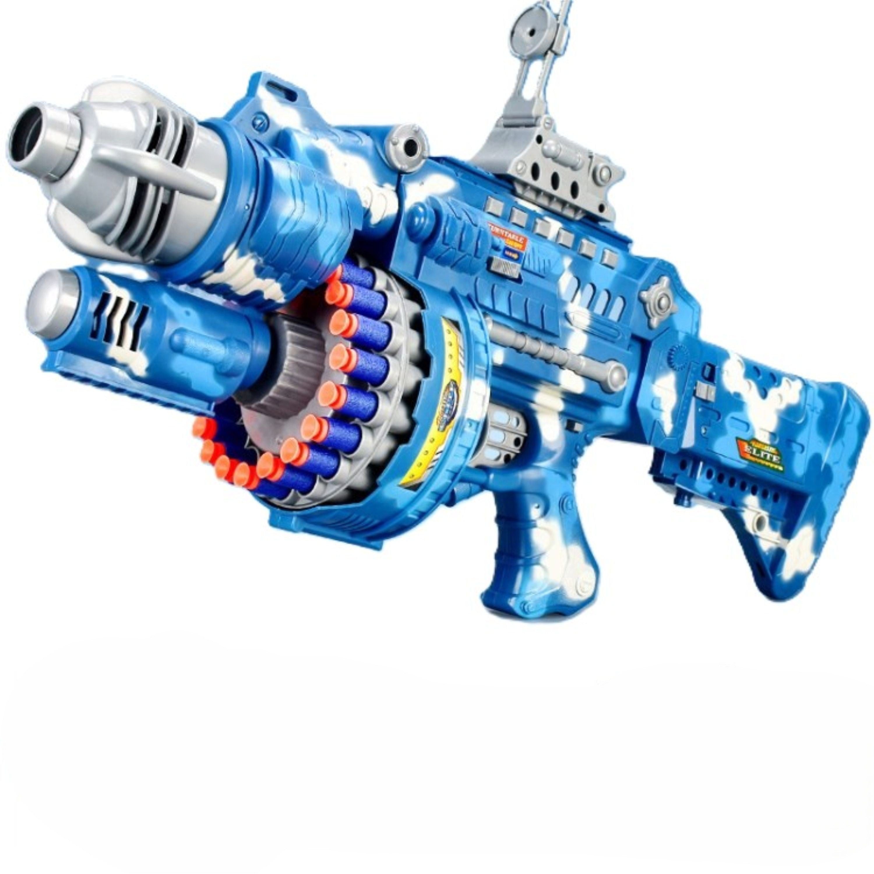 Sport-Knight® Blaster Spielzeug-Gewehr mit 20 Saugnapf-Schaumstoff Patronen, Dart Blaster