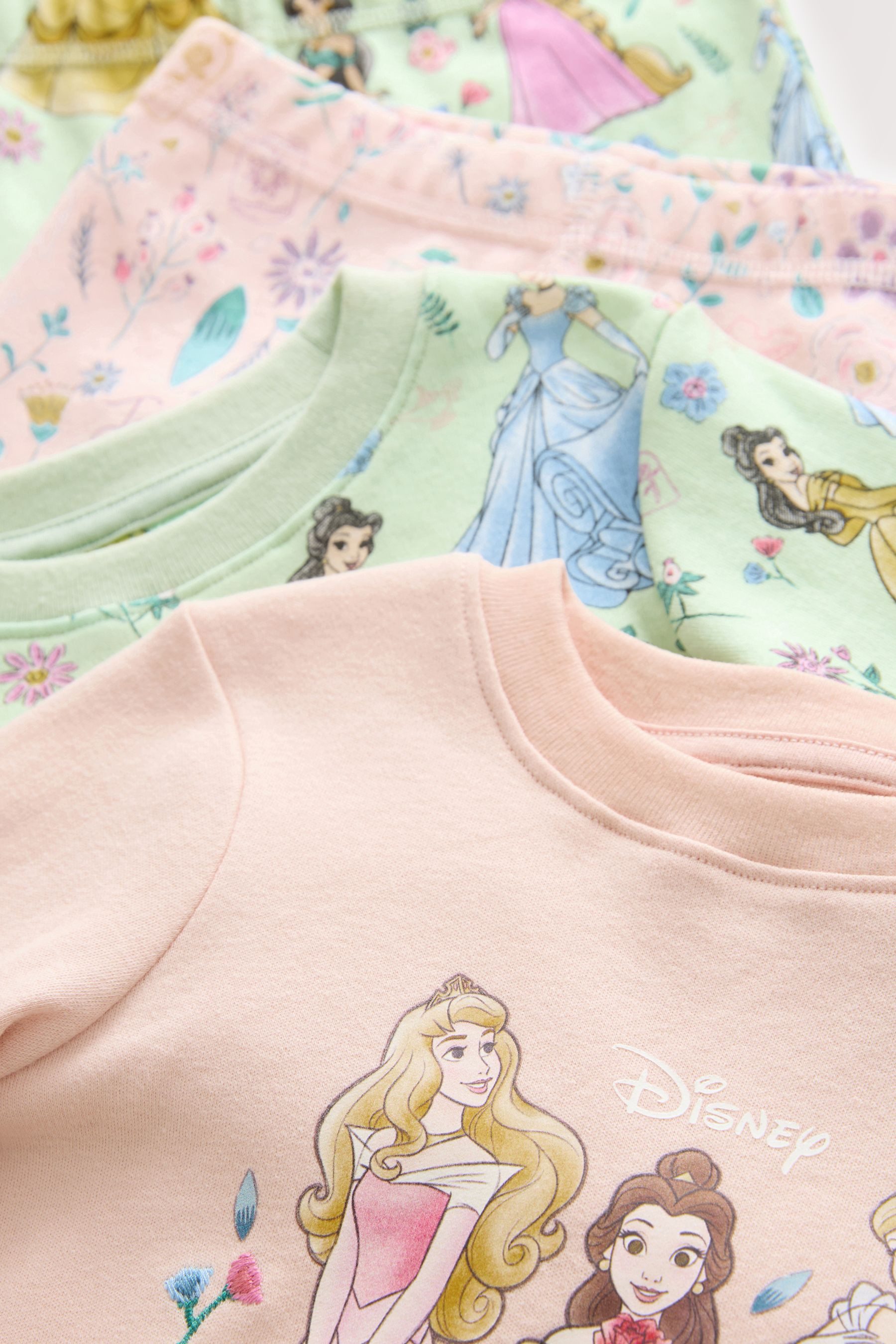 Next Pyjama Langärmelige Schlafanzug Disney Princess, 2er-Pack (4 tlg)