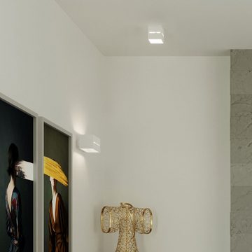 etc-shop Wandleuchte, Leuchtmittel nicht inklusive, Wandleuchte Innen modern weiss Wandbeleuchtung indirekt