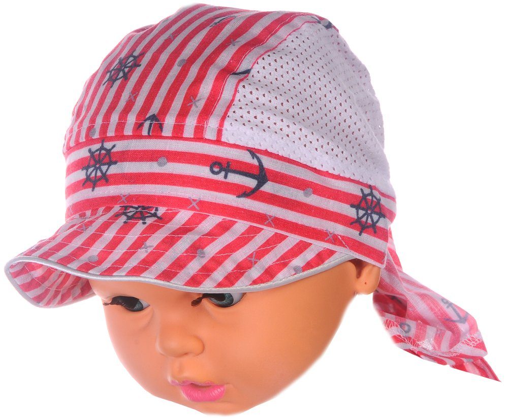 La Bortini Kopftuch Baby und Kinder Kopftuch Bandana 42 44 46 48 50 52 54 Sommer Mütze, aus Baumwolle, neutral, für Jungen und Mädchen, gemustert