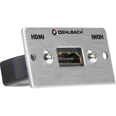 Oehlbach »PRO IN HDMI Multimedia-Einsatz mit Gender-Changer« Adapter, vergoldete Steckkontakte