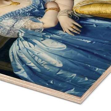 Posterlounge Holzbild Jean-Auguste-Dominique Ingres, Prinzessin de Broglie, Malerei