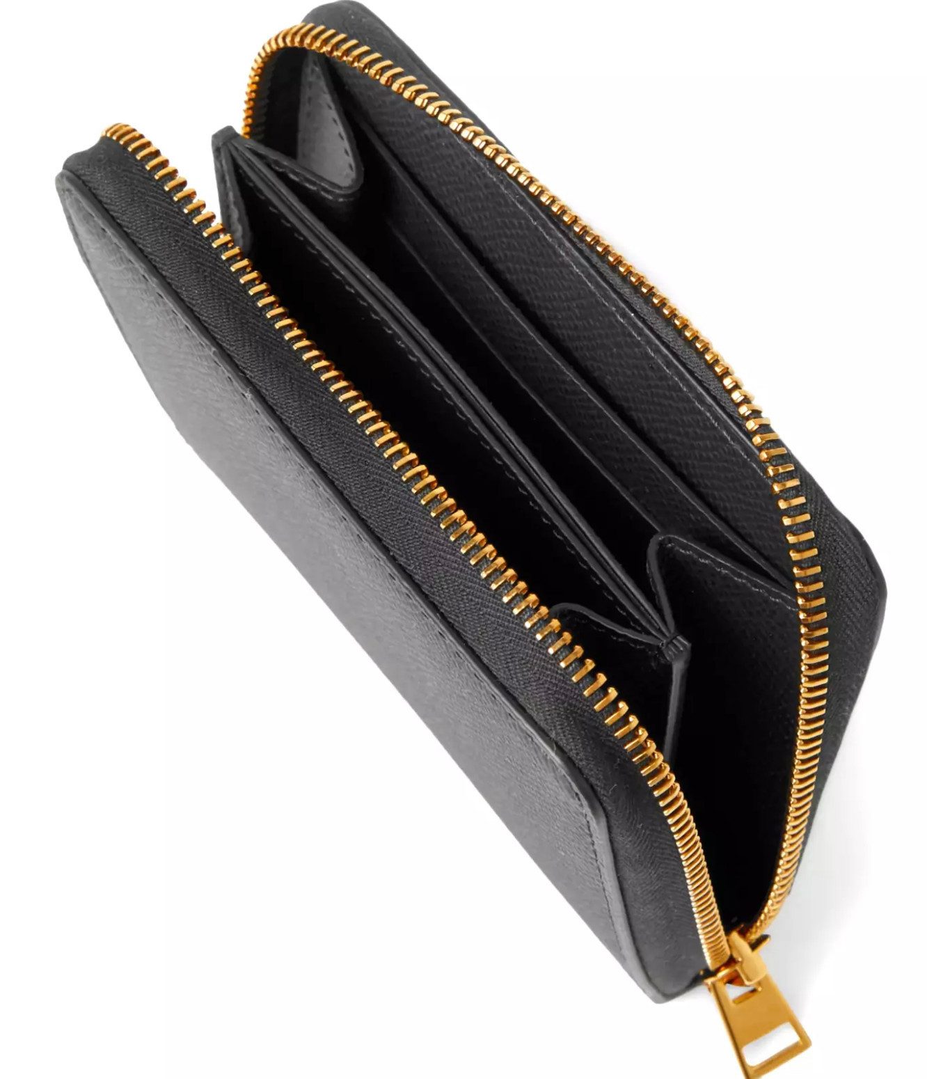 Tom Ford Umhängetasche Geldbörse Clutch Tasche mit abnehmbaren Hänger, Vollnarbigem Leder, goldfarbenen Akzenten, Zip-Around-Verschluss