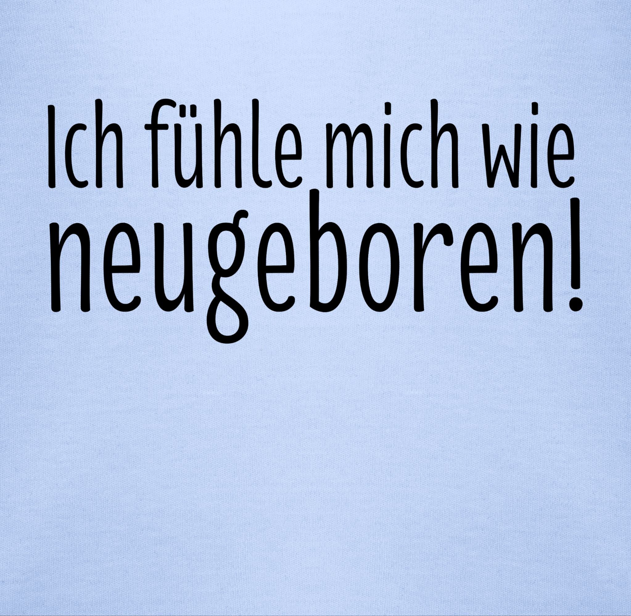 Shirtbody Babyblau fühle mich Ich 2 Baby neugeboren Sprüche wie Shirtracer