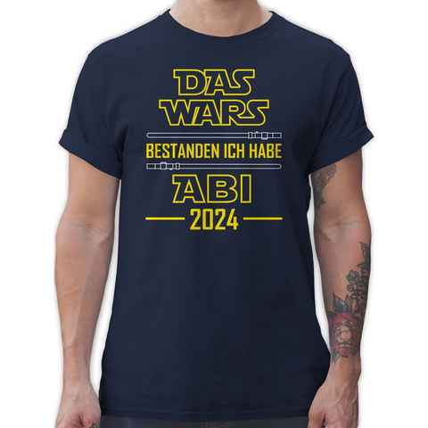 Shirtracer T-Shirt Das Wars bestanden ich habe Abschluss 2024 Abitur & Abschluss 2024 Geschenk
