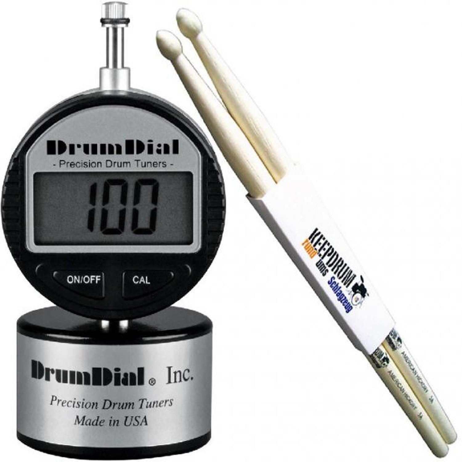 Schlagzeug Drum Dial Schlagzeug Stimmgerät DDD mit Stöcken