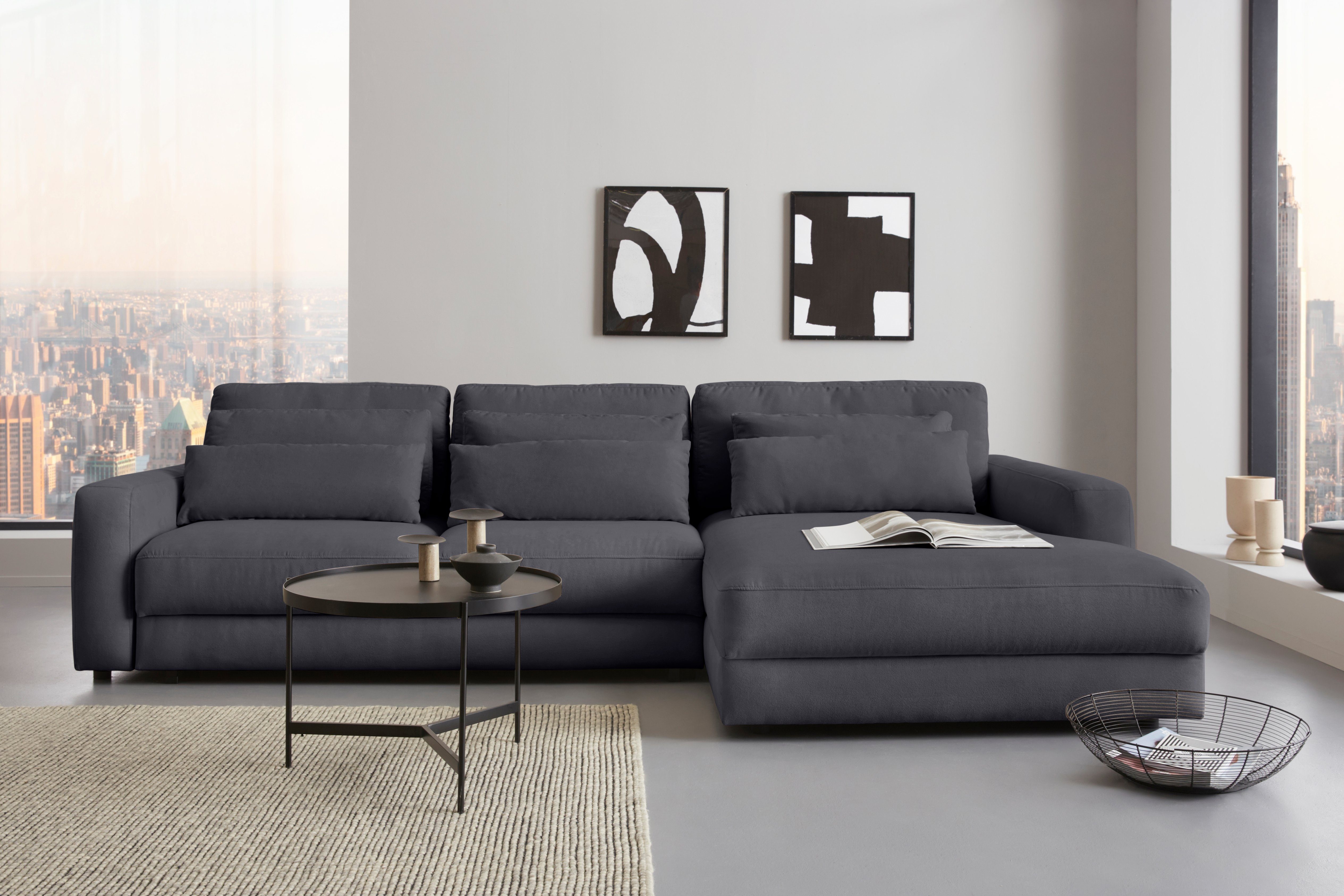 Places of Style Ecksofa "Bloomfield, bequem und elegant, OTTOs Choice, L-Fo günstig online kaufen