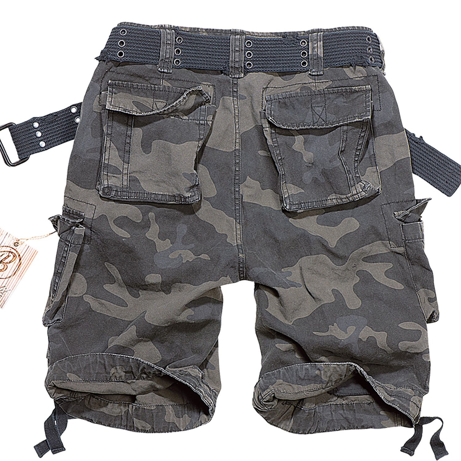 Brandit Cargoshorts Cargo Shorts kurze Hose robust schwere Qualität mit UD Bandana