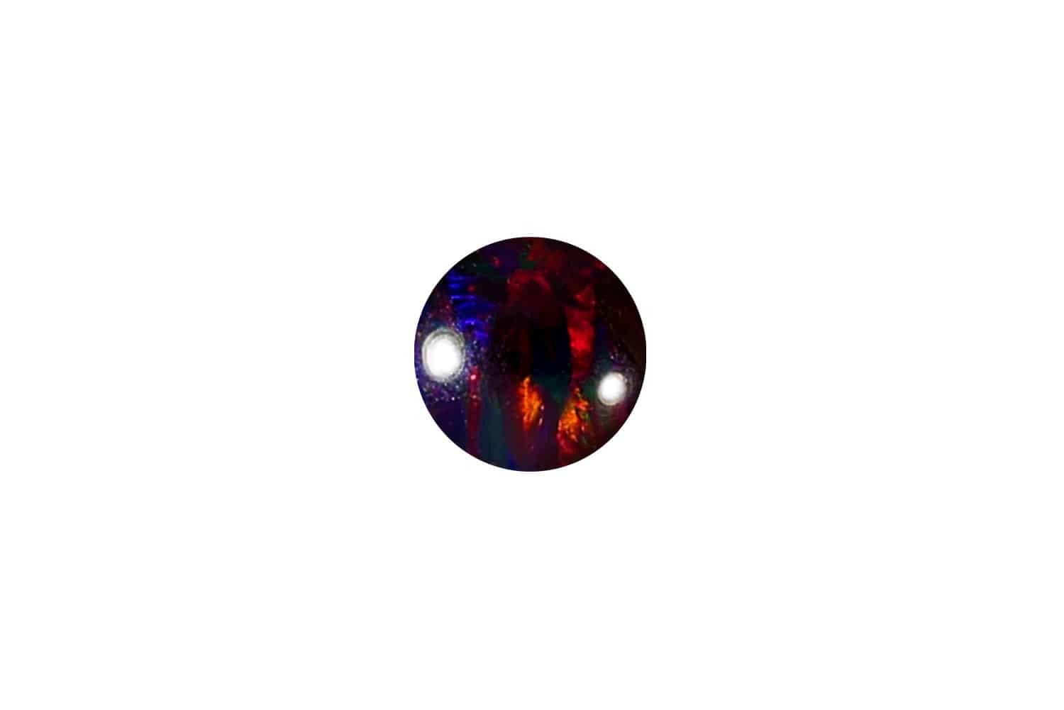 PIERCINGLINE Piercing-Set Synthetischer Opal Klemmkugel (Klemm-Aufsätze, 1-tlg)