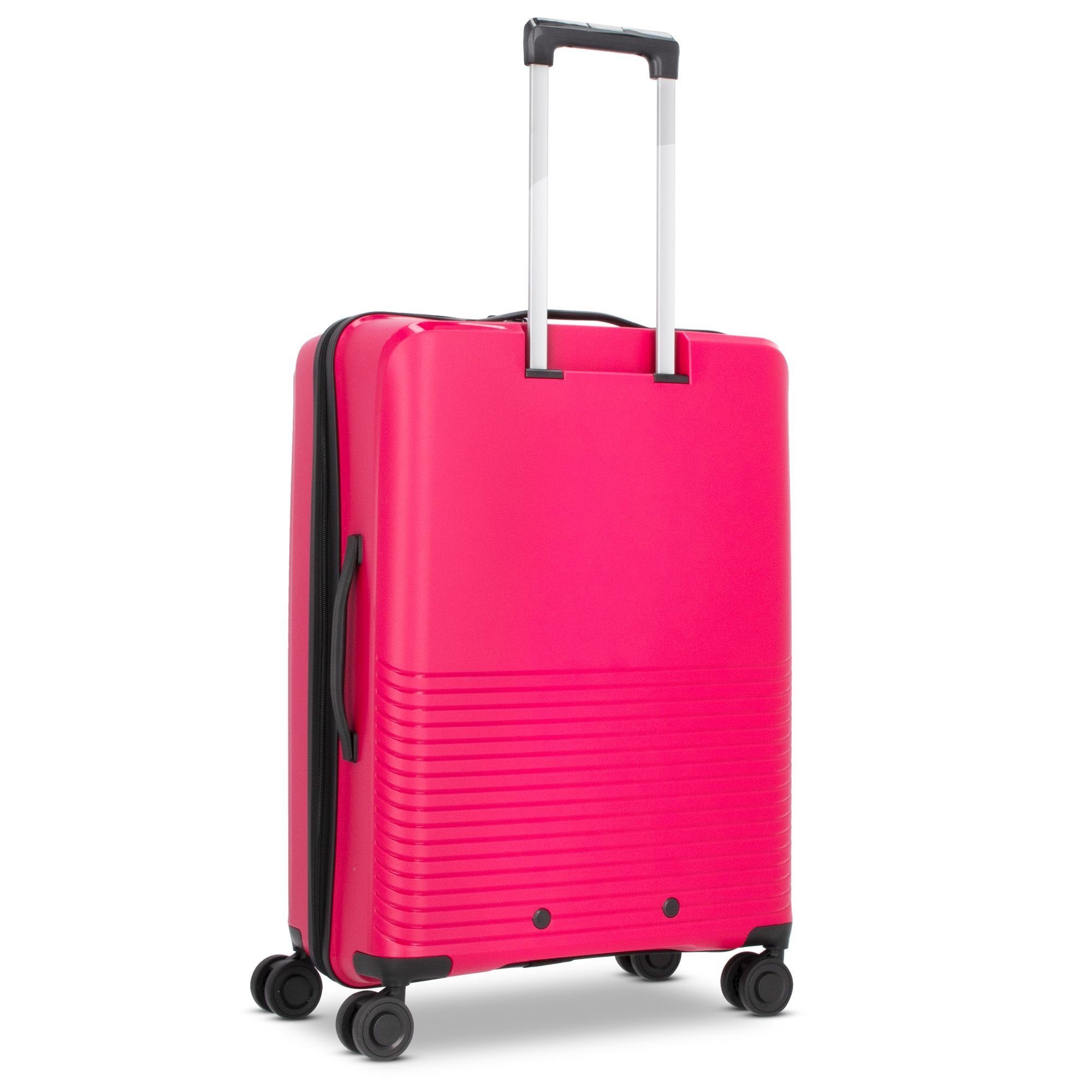 D&N Hartschalen-Trolley Travel Line 4000, 4 Rollen, Polypropylen