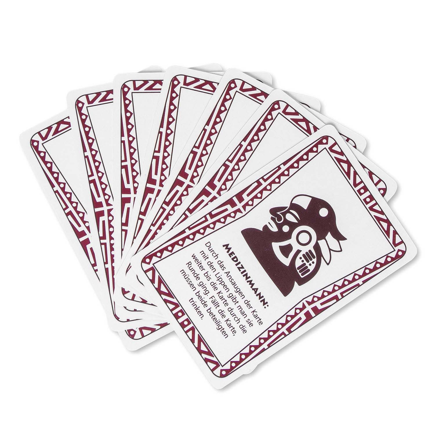 Goods+Gadgets Spiel Lustiges Kartenspiel & Trinkspiel für Erwachsene, Freunde & Party, Aztekenrausch Partyspiel, Das wohl lustigste Trinkspiel
