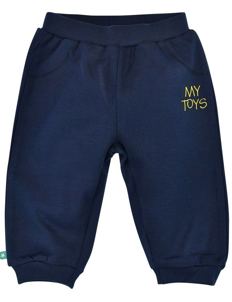 BONDI Jogginghose Baby Jungen Laufhose "My Toys" 93656, Dunkelblau (1-tlg)