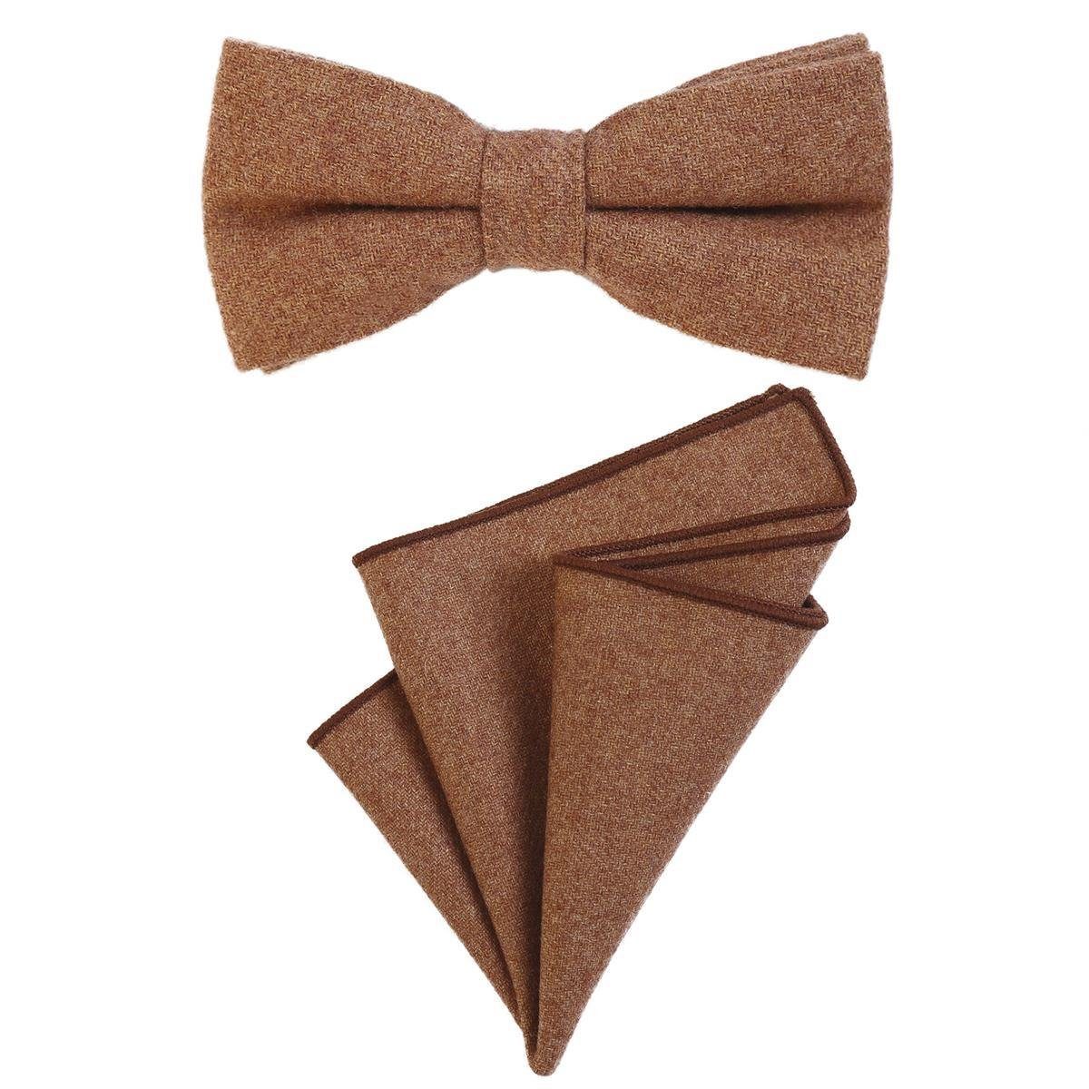 DonDon Fliege Schleife und Einstecktuch aus Baumwolle (Packung, 2-St) berei günstig online kaufen