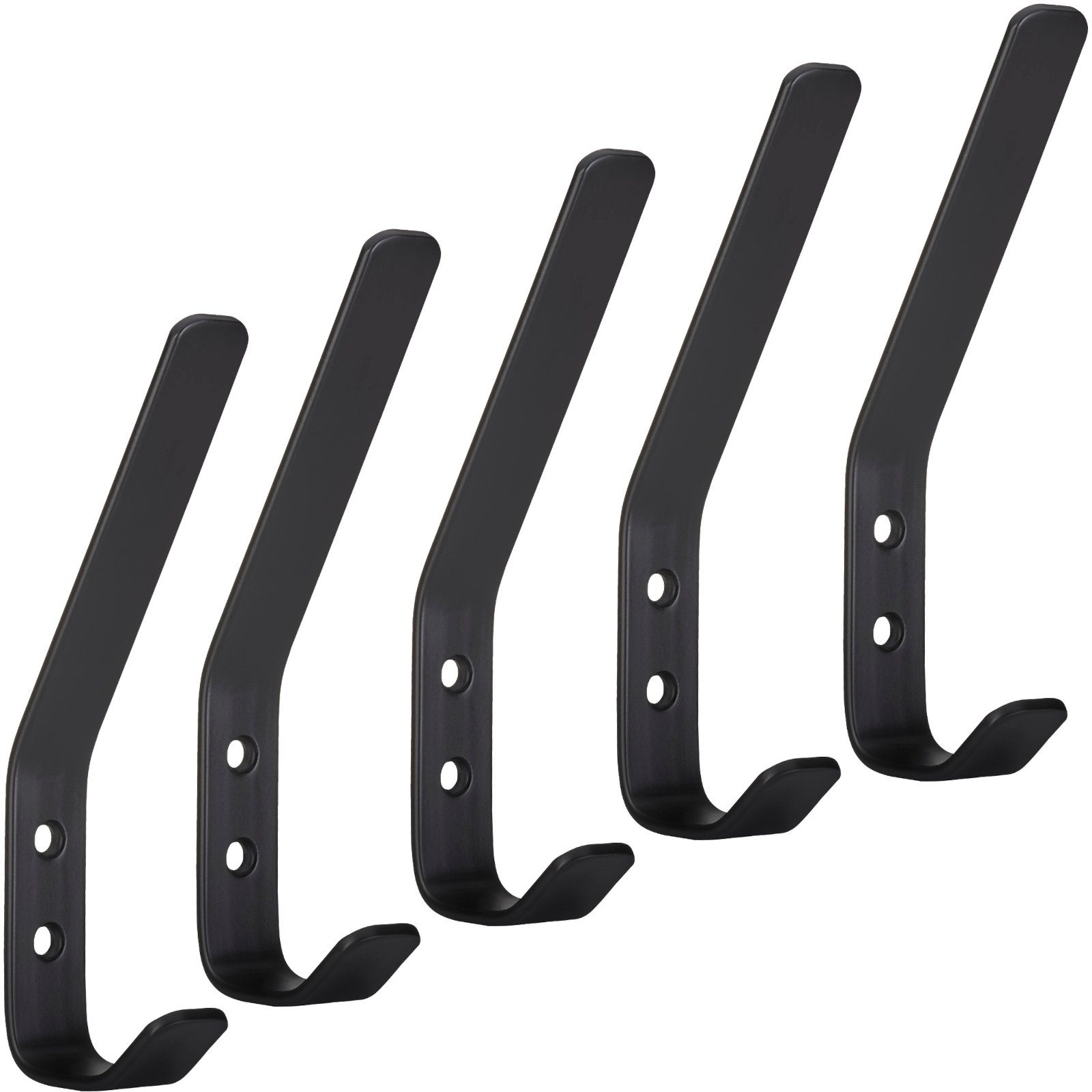 SO-TECH® Garderobenhaken ALBA echt Edelstahl schwarz günstig online kaufen