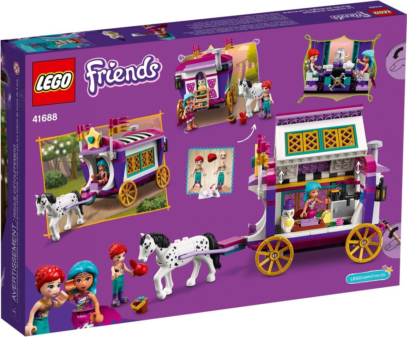 LEGO® LEGO® Friends 41688 Magischer Wohnwagen Konstruktionsspielsteine, (34 günstig online kaufen