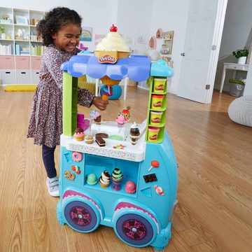 Hasbro Knete Play-Doh Großer Eiswagen, Höhe ca. 95 cm, mit Musik und Soundeffekten