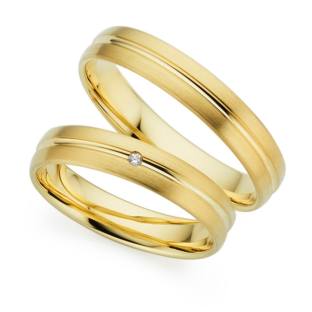 Phönix Trauring Schmuck Partnerring Ehering Verlobungsring Freundschaftsring, Made in Germany - wahlweise mit oder ohne Brillant