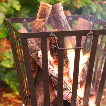 Linoows Feuerkorb Feuerkorb, Feuerschale, Feuerstelle, Gartenfeuer, (Feuerkorb mit Untergestell)