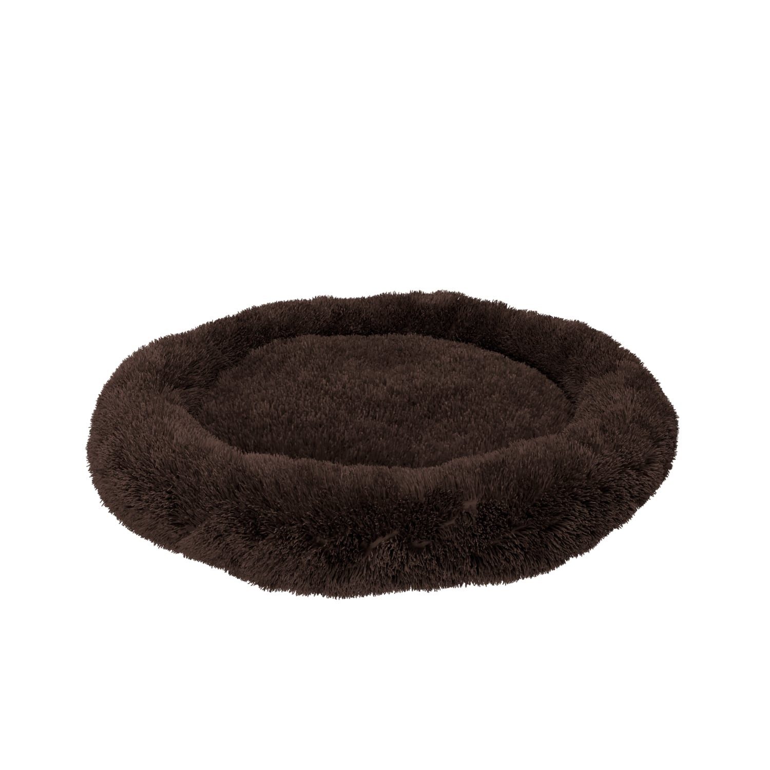 BENNO Tierbett Hundebett BALU Donut 70x70x16 cm, rutschfest, abnehmbarer Bezug, Polyester, Hundebett BALU 70 cm – rundes Kuschelbett, waschbar, rutschfest