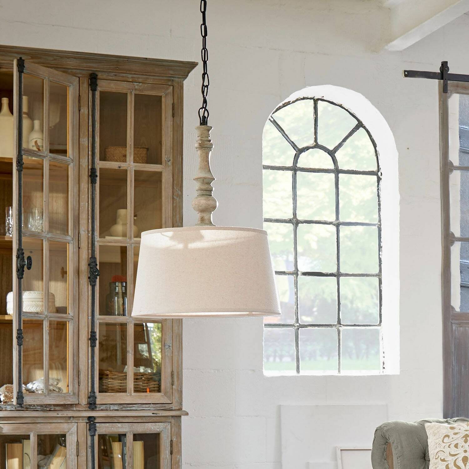 Mirabeau Hängeleuchten Hängelampe Martigny beige, none – Bild 5 von 5