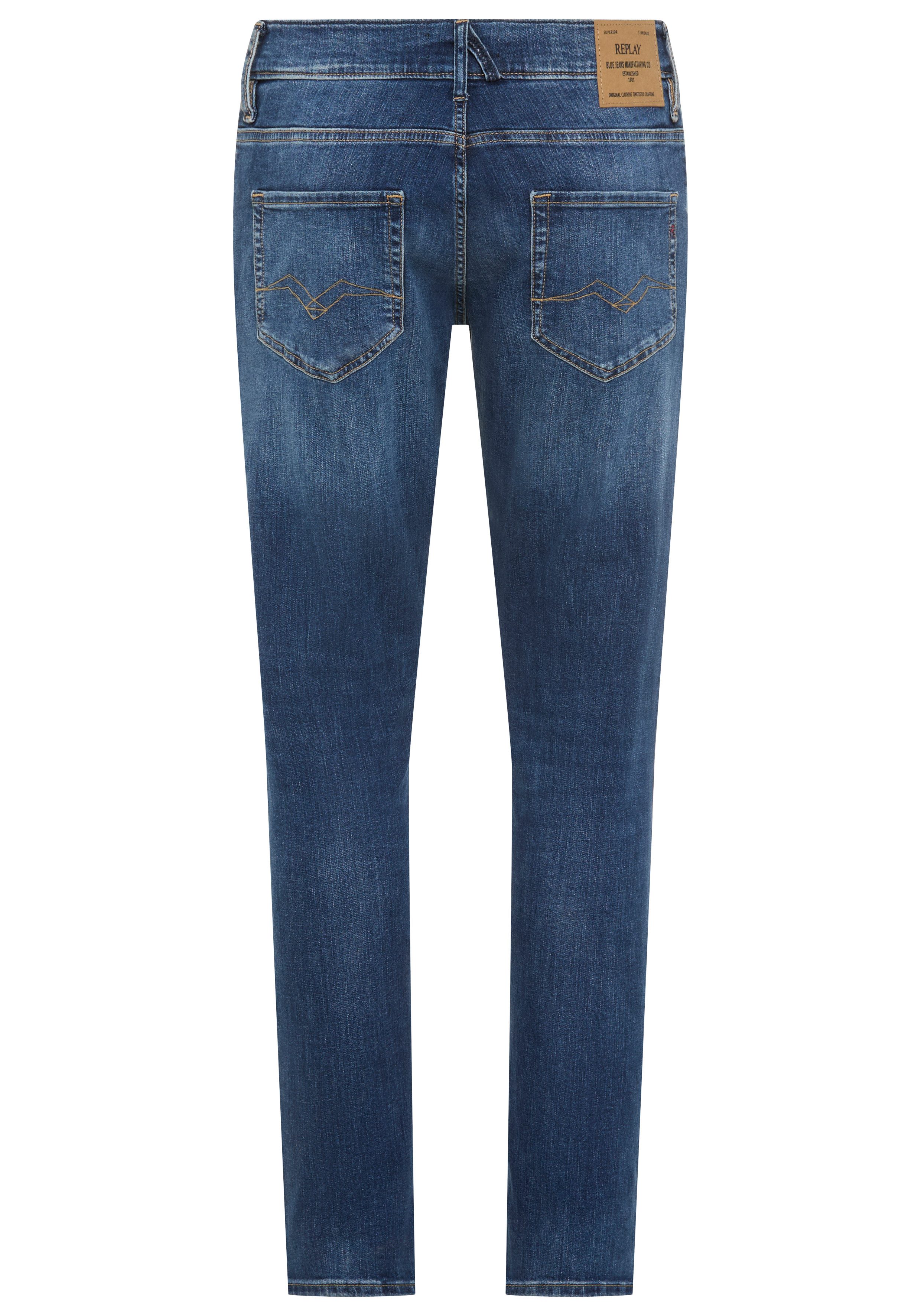 Replay Slim-fit-Jeans MICKYM Tapered, 5-Pocket-Stil – Bild 5 von 5