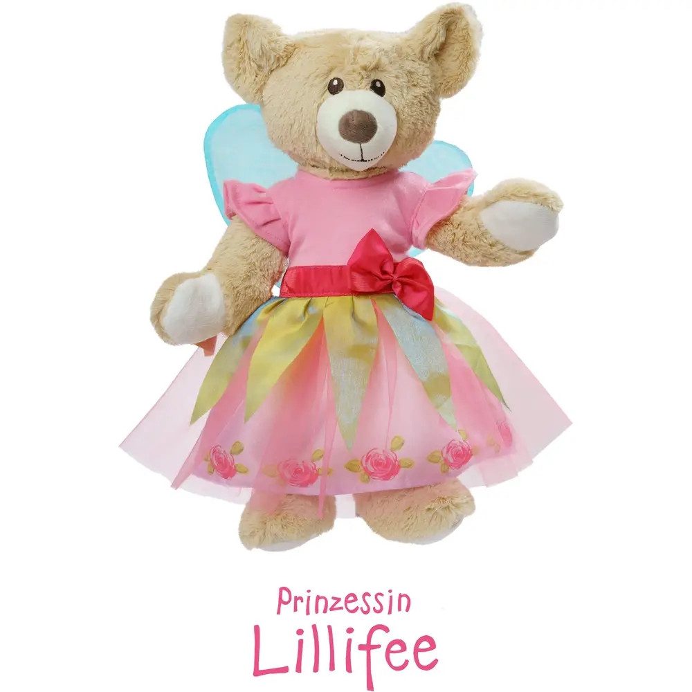 Heless Puppenkleidung Puppenkleid ''Prinzessin Lillifee'' mit pinker Schleife, Gr. 28-35 cm