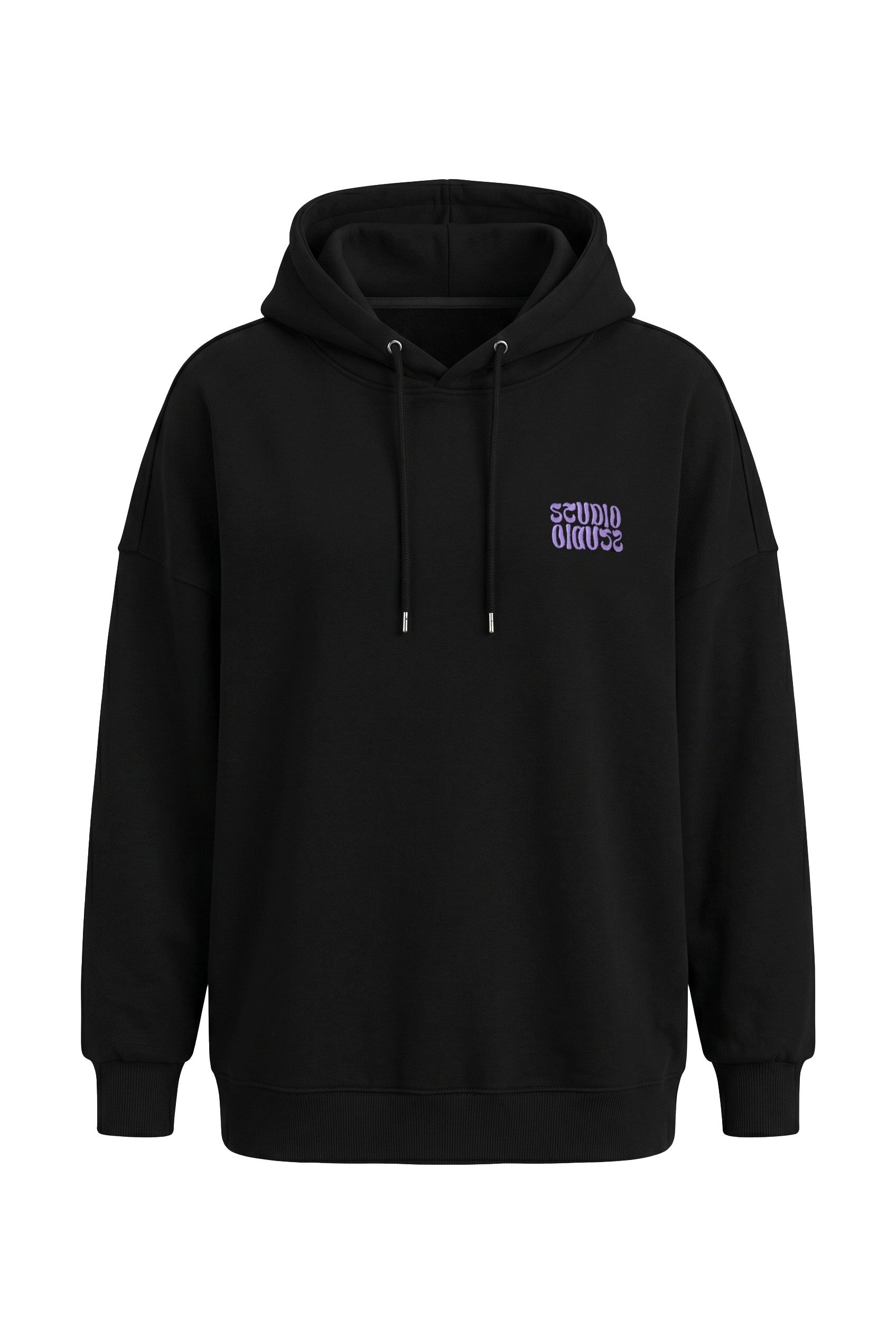 Studio Untold Sweatshirt Sweatshirt Oversize Shape Stickerei Kapuze
