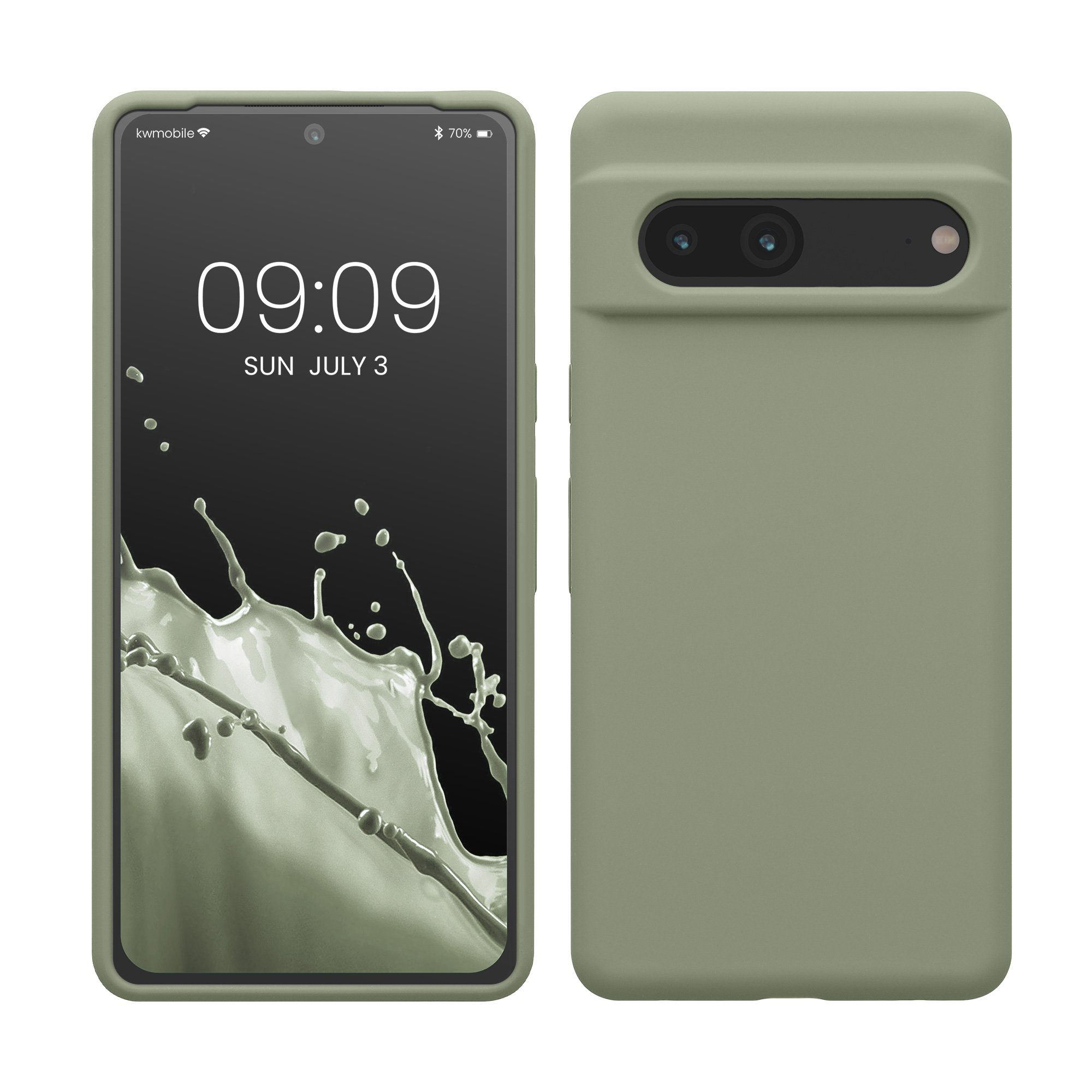 kwmobile Handyhülle Hülle für Google Pixel 7, Hülle Silikon gummiert - Handyhülle - Handy Case Cover
