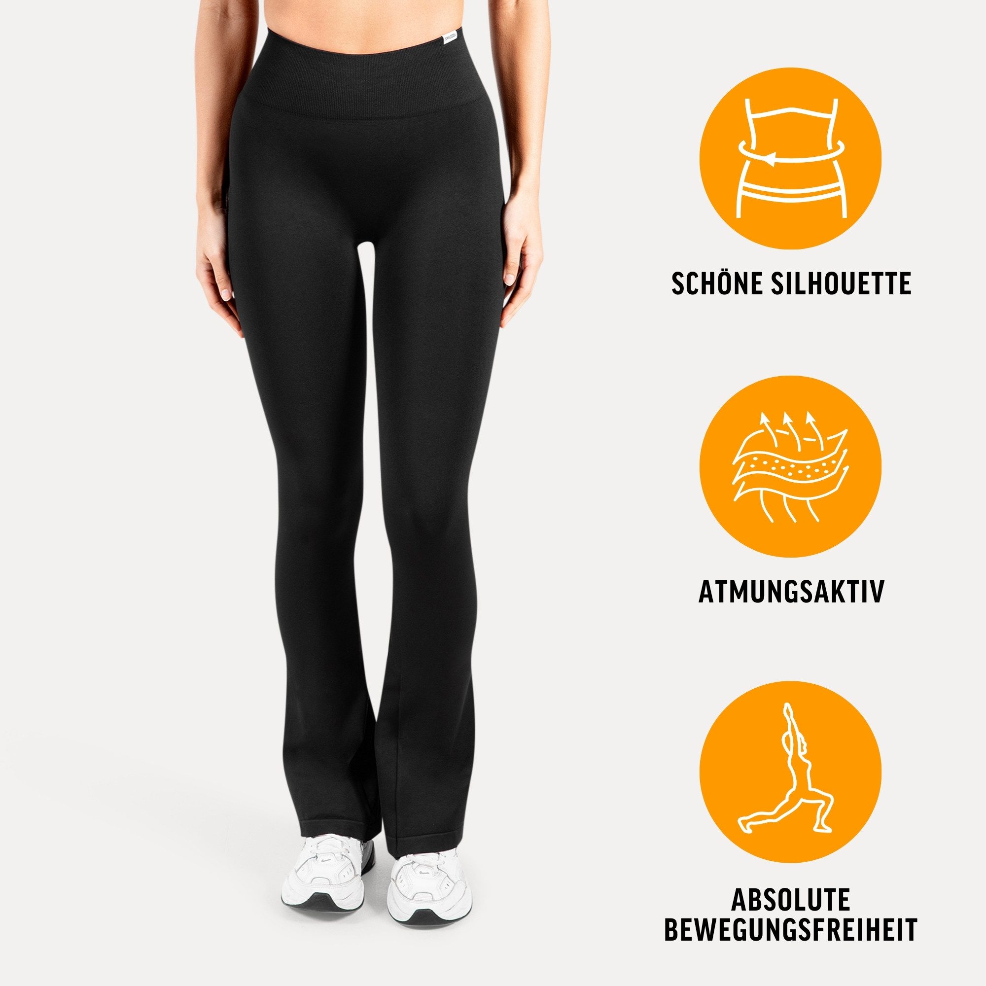 Smilodox Schlaghose Schlagleggings Oriana, High Waist, Sportleggings für Gy günstig online kaufen