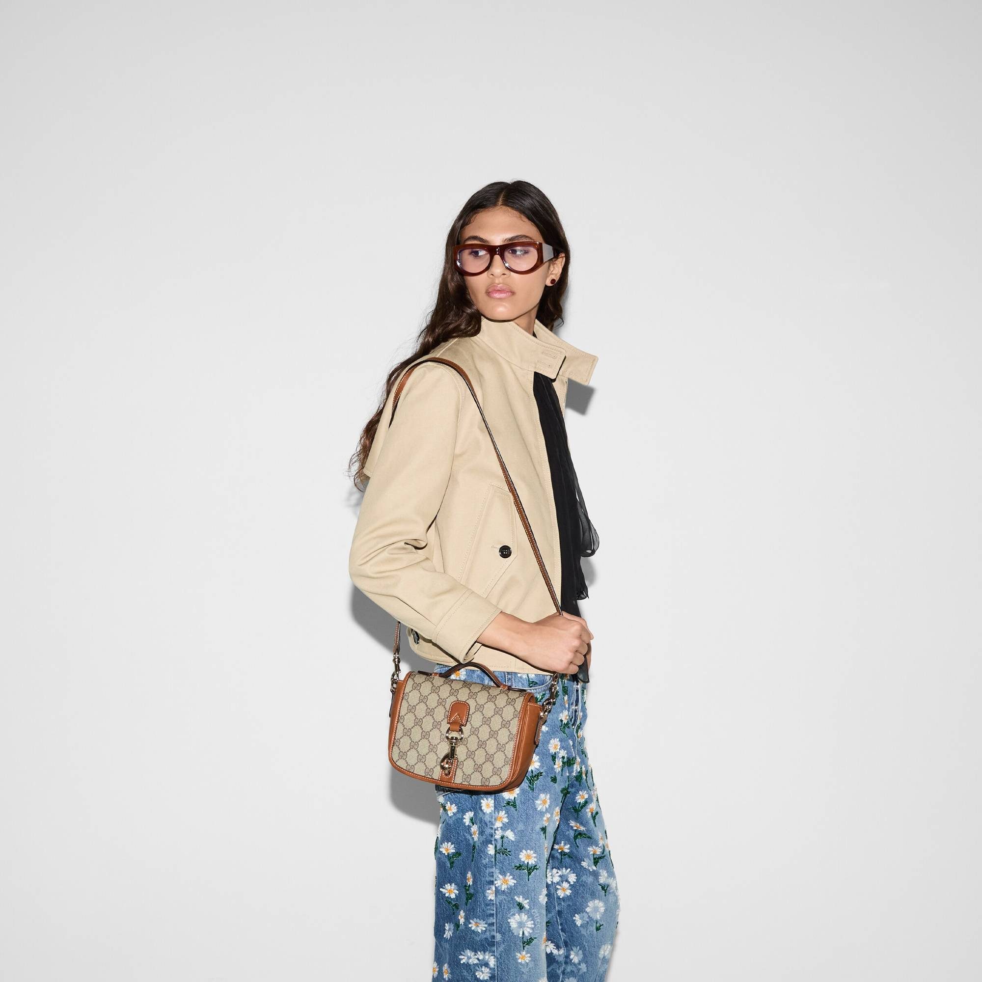 GUCCI Schultertasche Gucci GG Emblem Schultertasche
