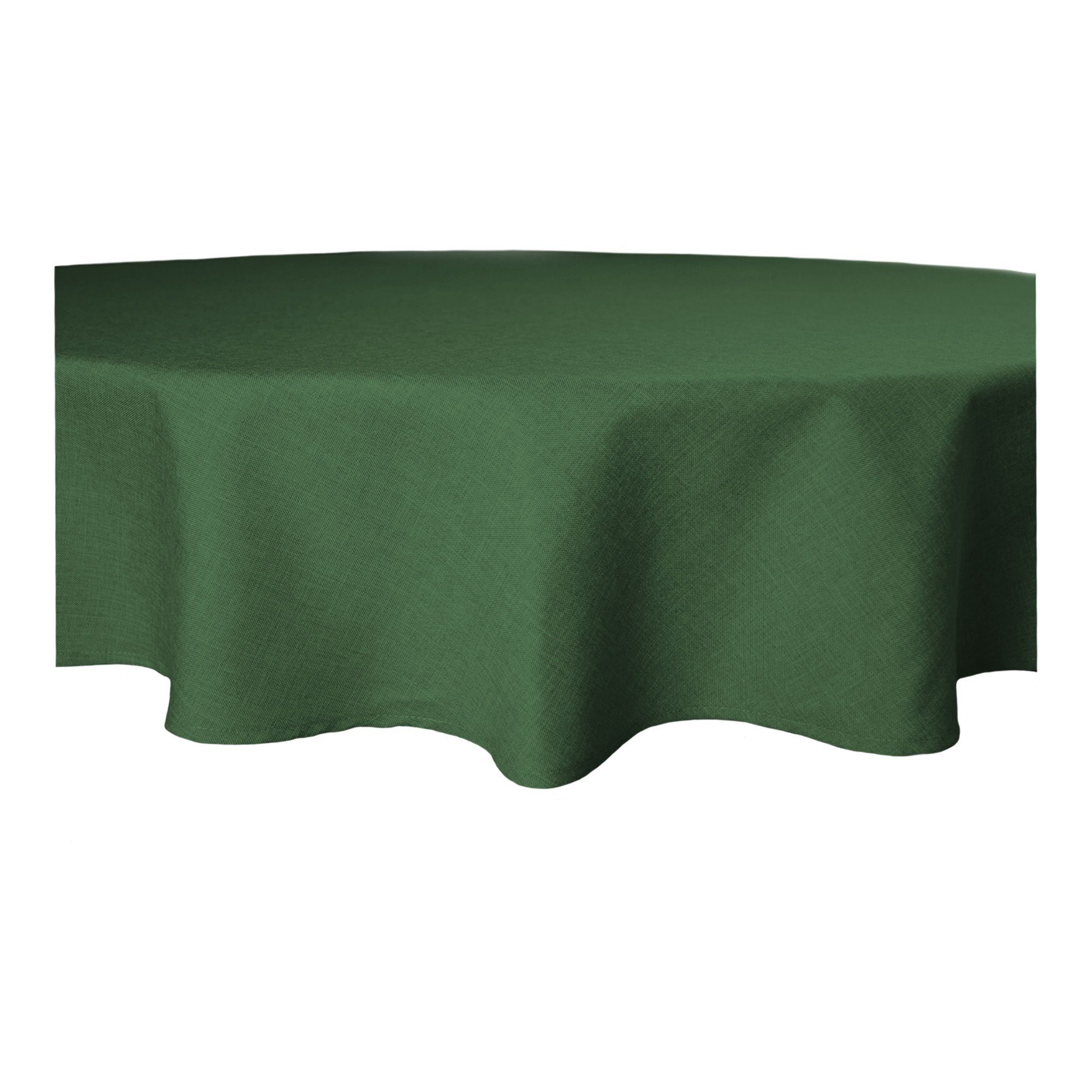 Deko Haus Lotus (1-tlg) grün Leinenoptik cm wasserabweisend dunkel Tischdecke rund 180 Tischdecke beschichtet und Ø