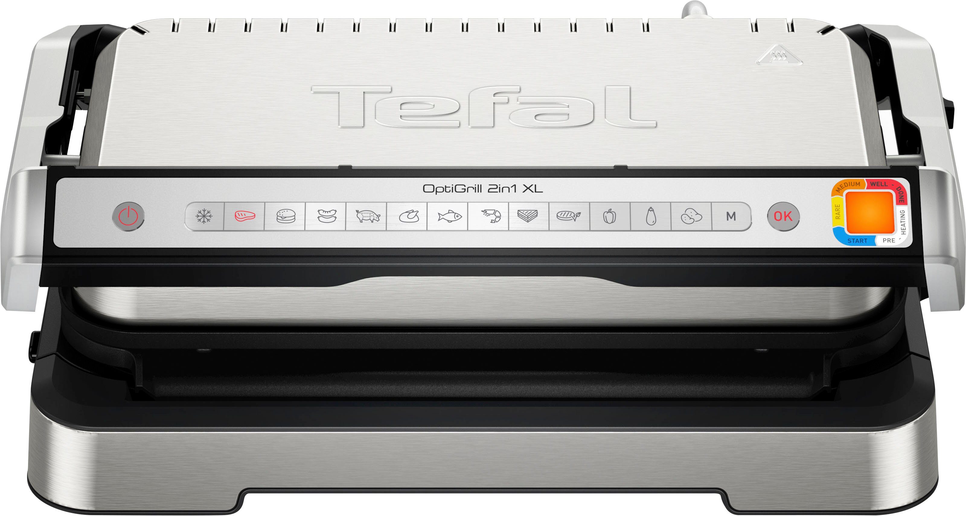 Tefal Kontaktgrill OptiGrill 2in1 XL GC782D, 2200 W