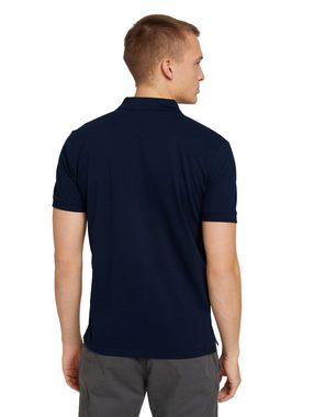 TOM TAILOR Poloshirt mit Knopfleiste und Logo