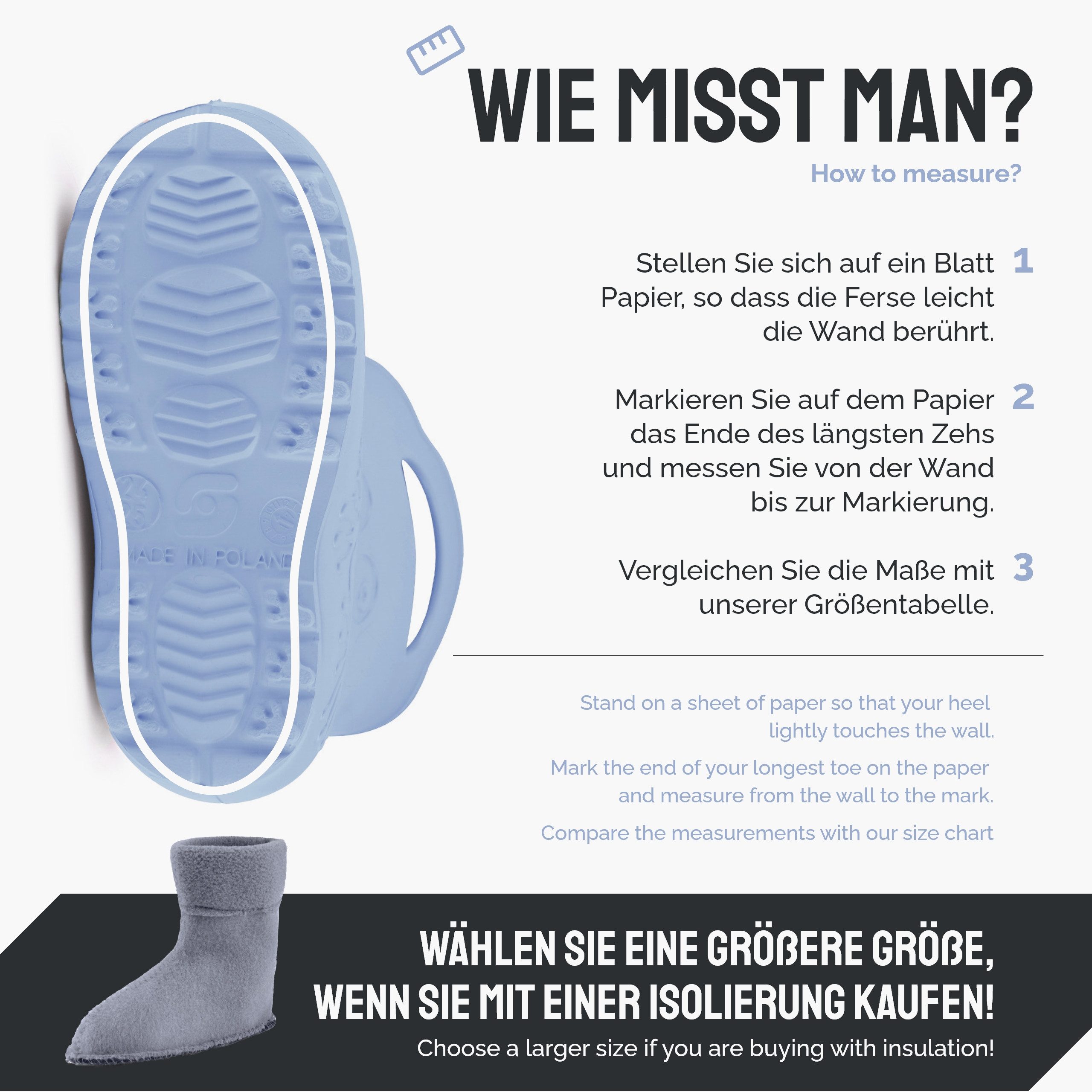 Ladeheid Kinder EVA federleichte Regenschuhe LA-CA-03 Gummistiefel – Bild 2 von 5