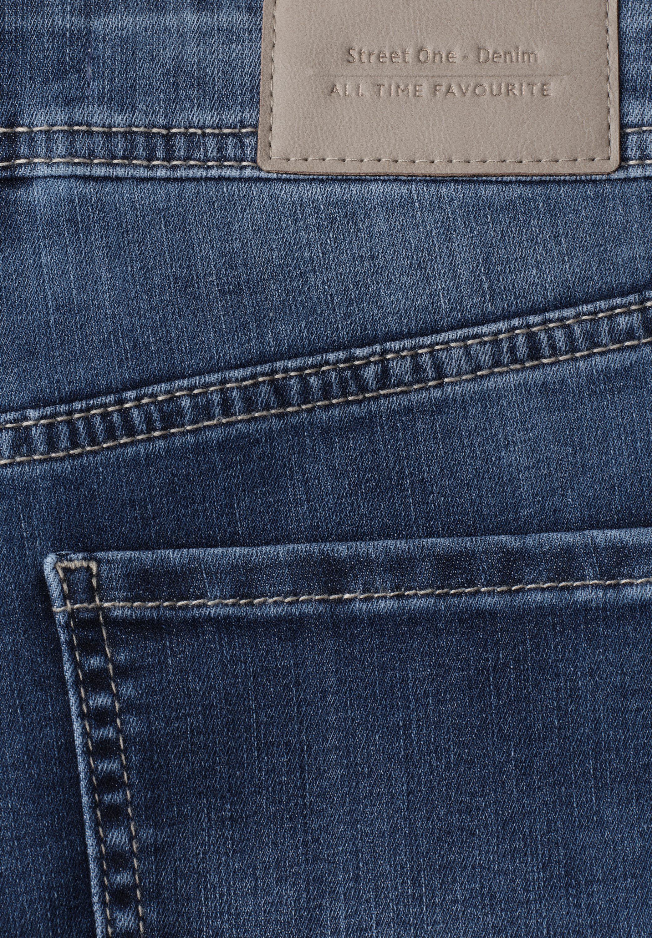 STREET ONE Comfort-fit-Jeans Middle Waist