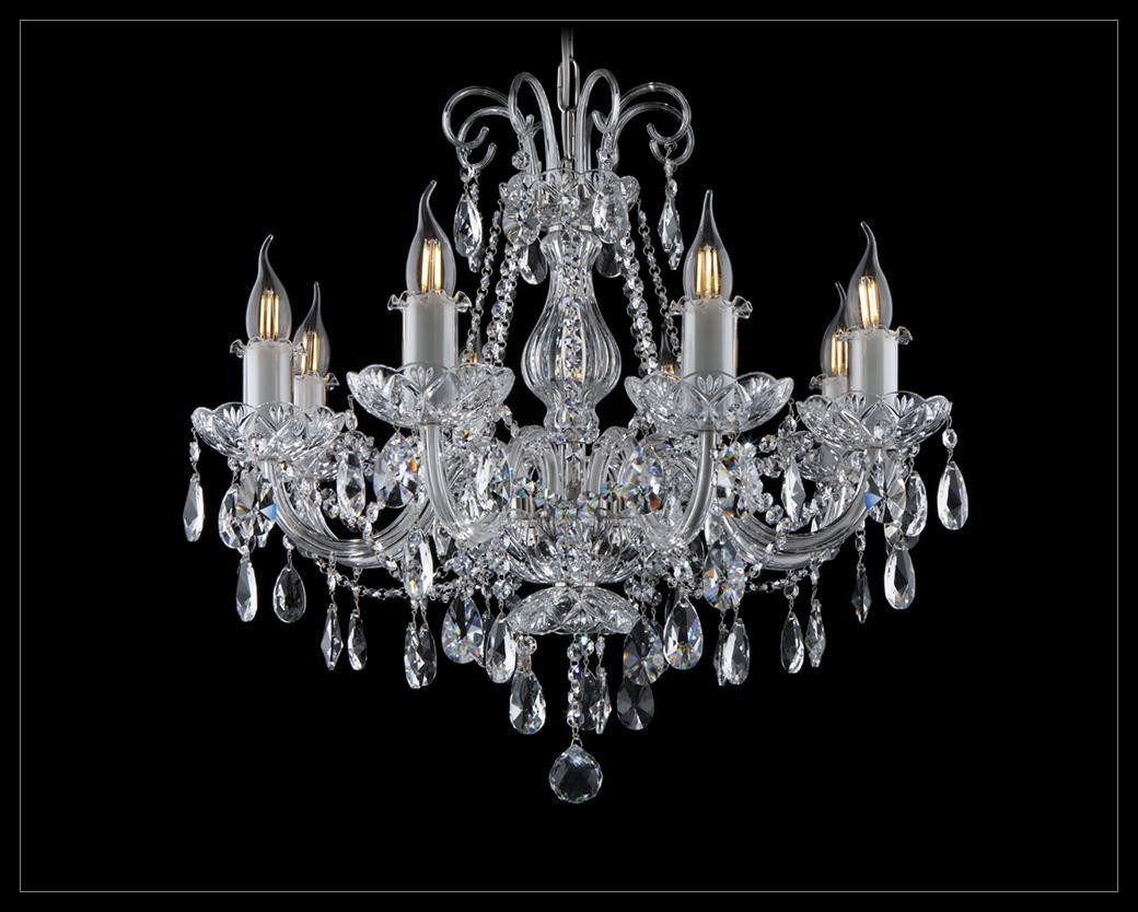 JVmoebel Kronleuchter Luxus Kristall Deckenleuchte im Bohemia-Stil, Warmweiß, Made in Europa