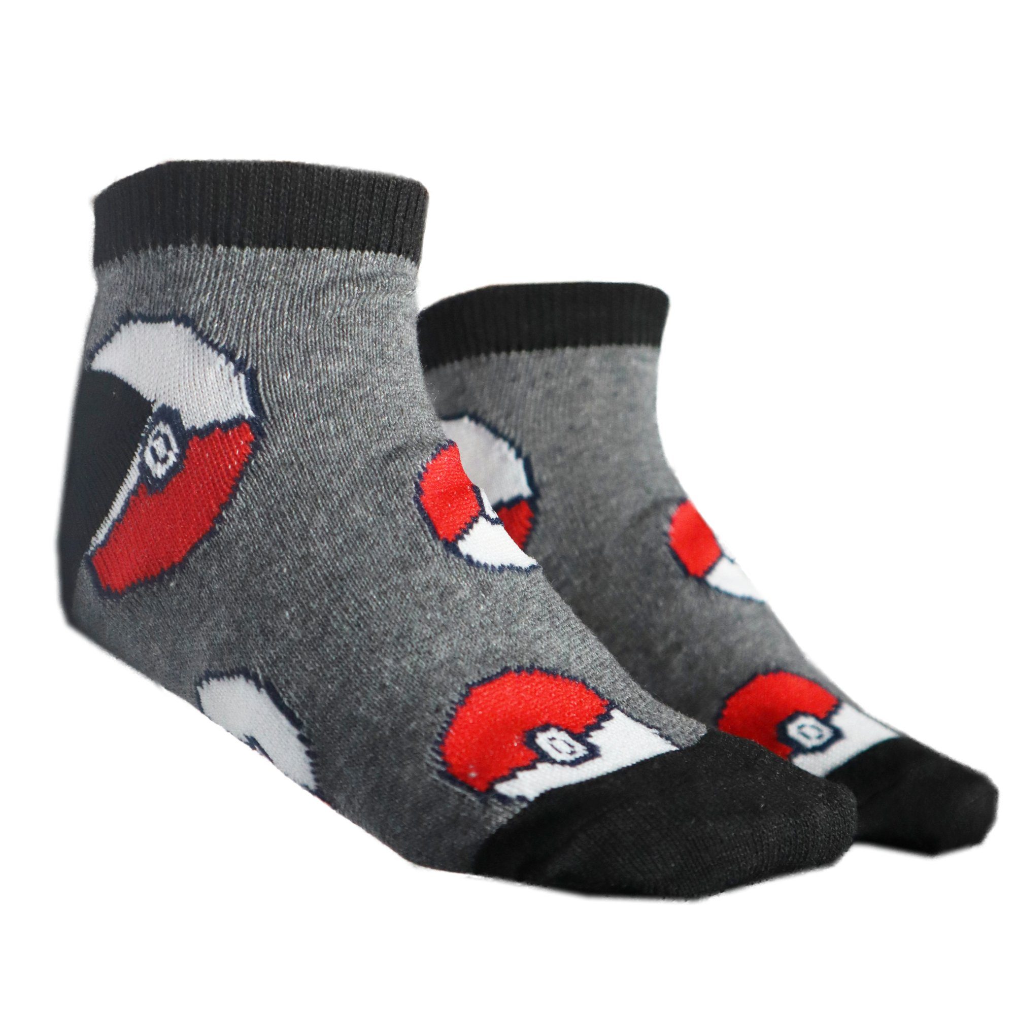 POKÉMON Kurzsocken Pokemon Pikachu Kinder Jungen Sneaker kurze Socken 3er Pack Gr. 23 bis 34