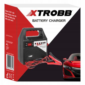 XTROBB Batterie-Ladegerät 12V/6 KFZ Auto Reparatur Batteriegleichrichter Autobatterie-Ladegerät