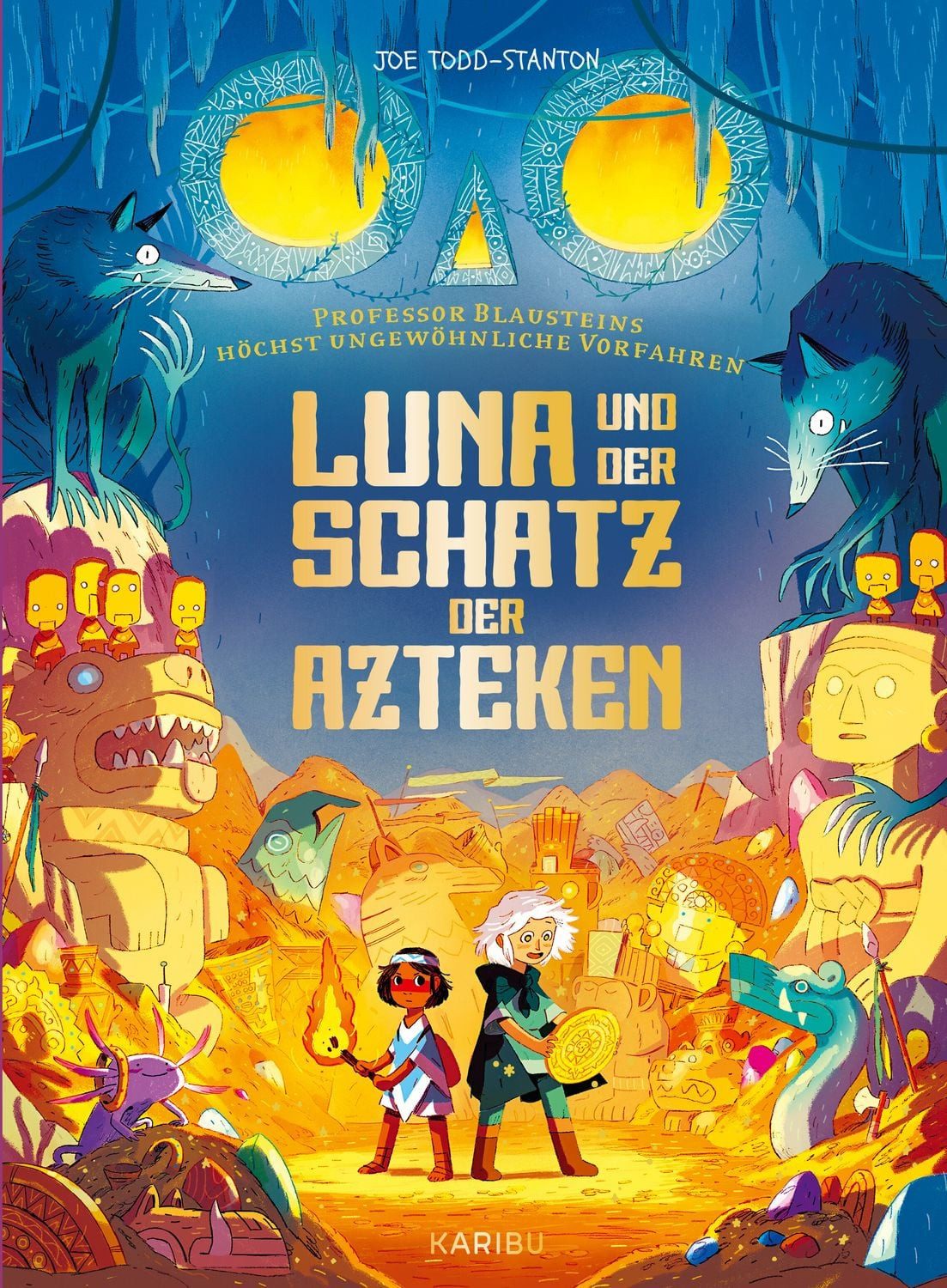 Kinderbuch Professor Blausteins höchst ungewöhnliche Vorfahren (Band 5) – Luna un Joe Todd-Stanton