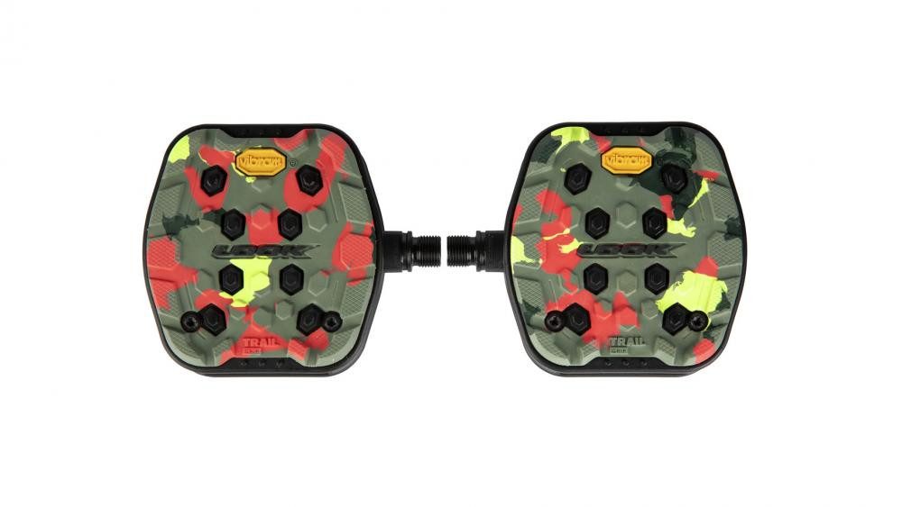 Look Plattformpedale Look Trail Grip Camo Plattformpedale, Vibram Activ-Grip Connected Flat