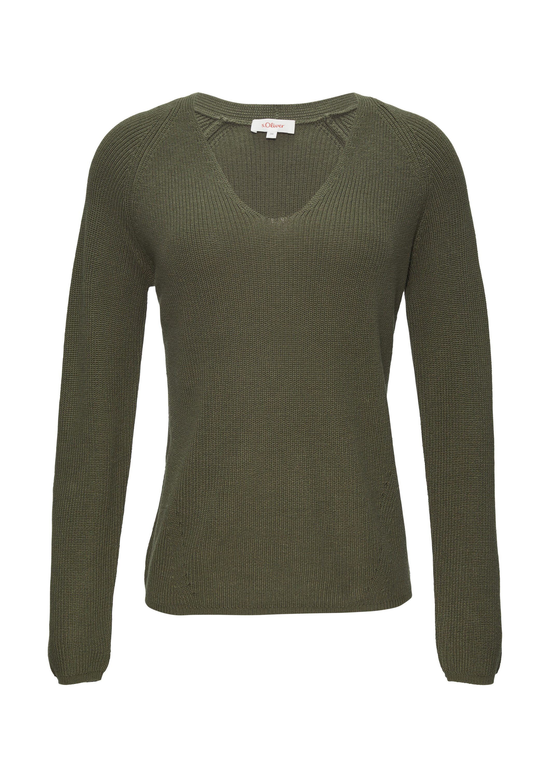 s.Oliver Longpullover Strickpullover (1-tlg) günstig online kaufen