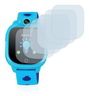 Savvies Schutzfolie für Prograce 1.5" Kids Smartwatch, Displayschutzfolie, 6 Stück, Folie klar