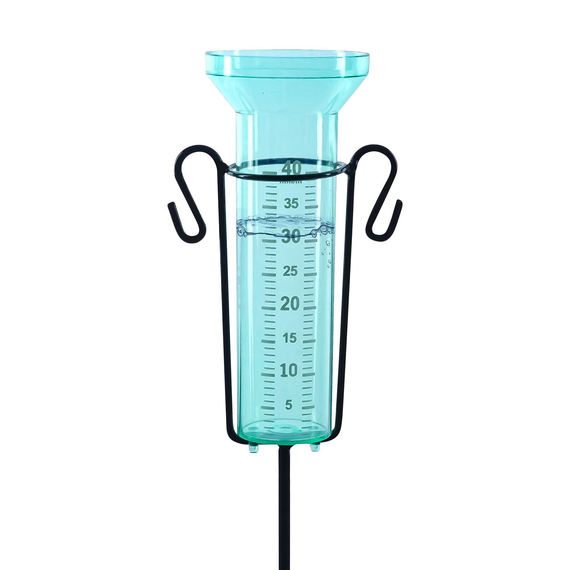 Regenmesser Regenmesser Erdspieß Metall 75cm Regenmengenmesser bis zu max. 40mm/m²